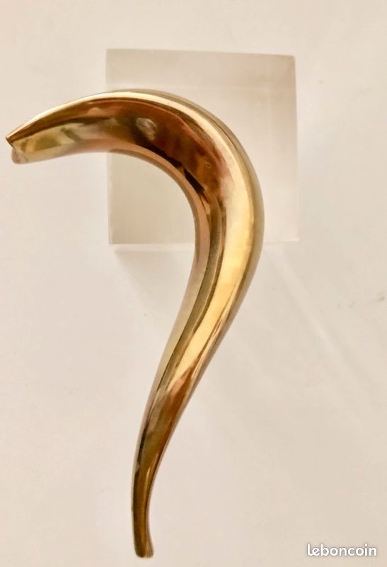Sculpture Bronze Monique Gerber - Années 70 - Dimensions 13x4x10 Cm - Poids 1,4 Kg