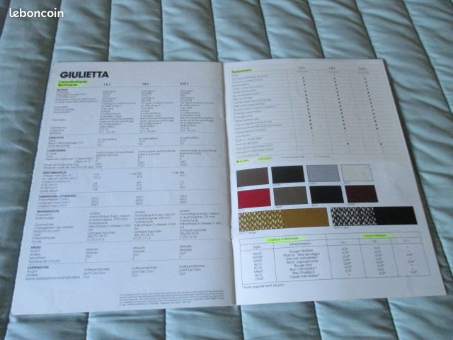 Beau catalogue publicitaire sur alfa romeo giulietta (image 3)