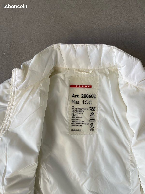 Veste archives Prada 2000s technique bi matière vintage (image 2)