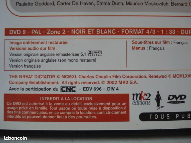 Le Dictateur (Charlie Chaplin) (image 2)
