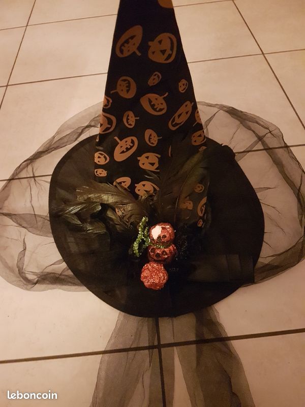 Chapeau de sorcière petite fille (image 1)