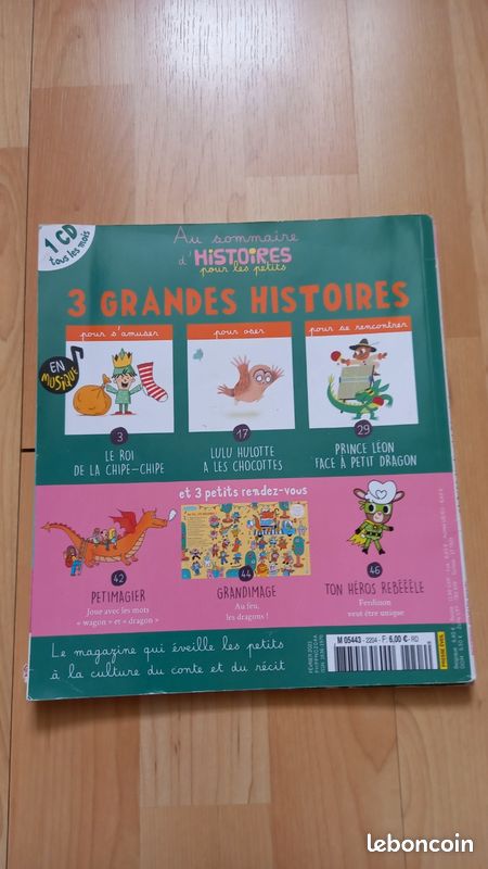Histoires pour les petits. Lot de 6 n° plus 1 CD sous blister (image 13)
