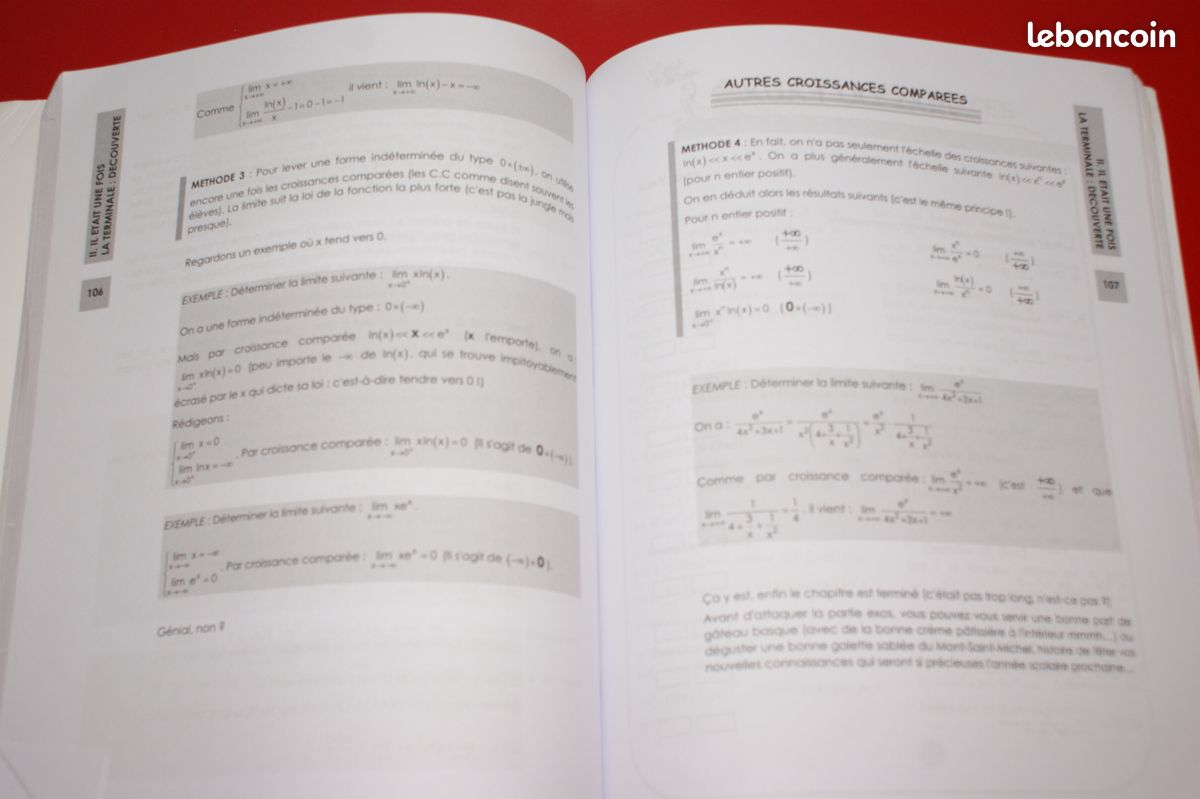 LIVRE SCOLAIRE LES VACANCES DE METHOD'S MATHS de la 1ere S vers la Terminale S (image 2)