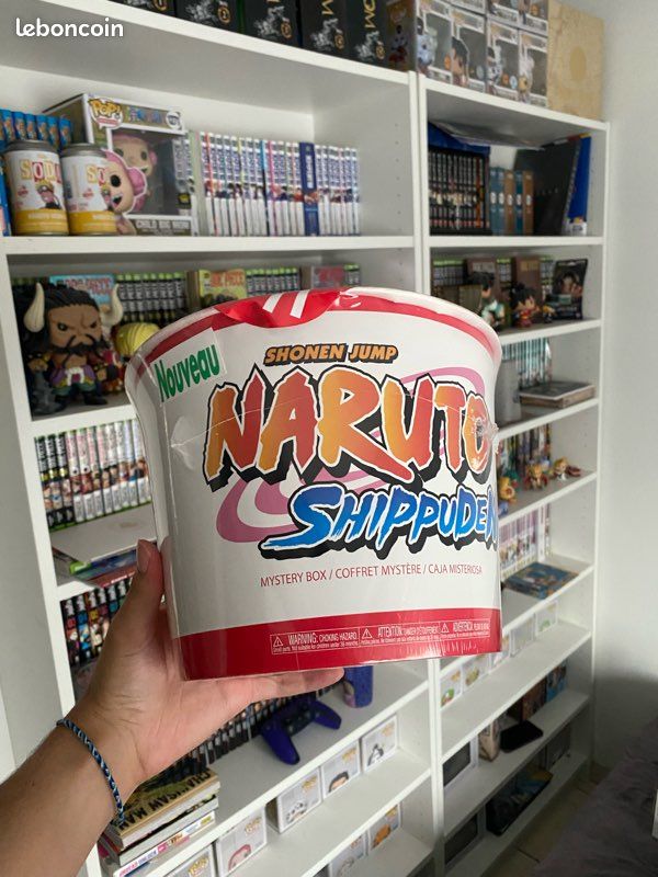 Figurine Pop Naruto pas cher : Naruto Uzumaki et Ramen Ichiraku - Bitty Pop