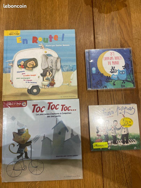 2 livres CD + 2 albums CD pour enfant : Enfance et musique (image 1)