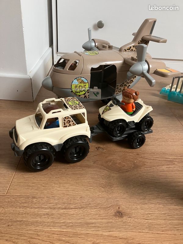 🦁 Safari Zoo complet – Avion, Jeep, Quad & animaux 🐊 (image 3)