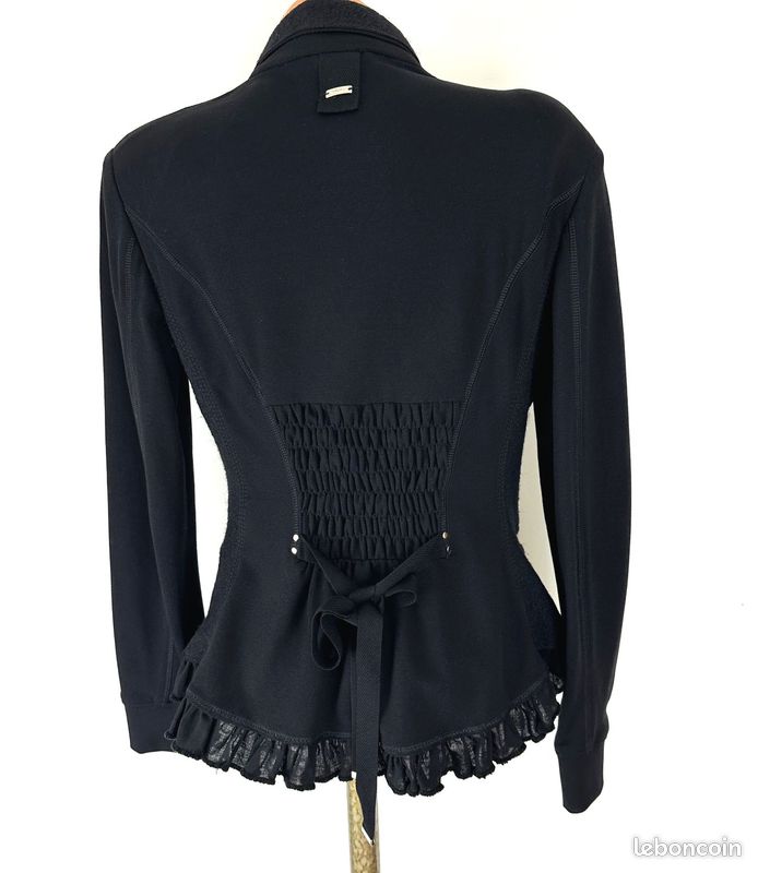 Veste HIGH USE By Claire Campbell Motif 3D Noir Taille F38 - Occasion Parfait état