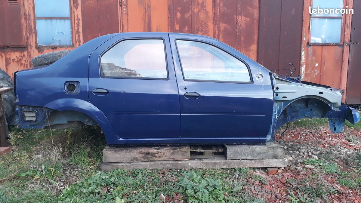 Carrosserie portières coffre pare-brise DACIA Logan berline phase 1 (image 2)