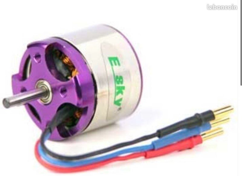 MOTEUR ÉLECTRIQUE HÉLICOPTÈRE 40g BRUSHLESS MOTOR 3900 KV (image 2)