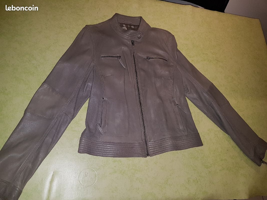 Manteau cuir (image 1)