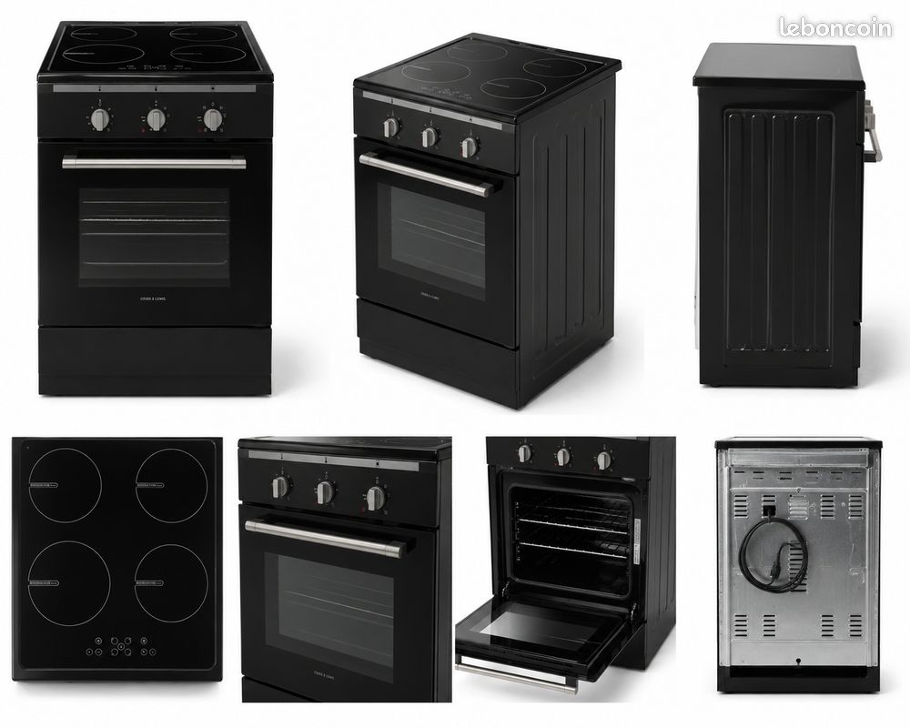 Cuisinière induction Waltham WTCI56K – Four multifonction 50 L (image 1)
