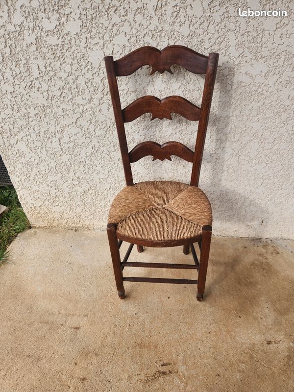 Chaises rustique vintage (image 1)