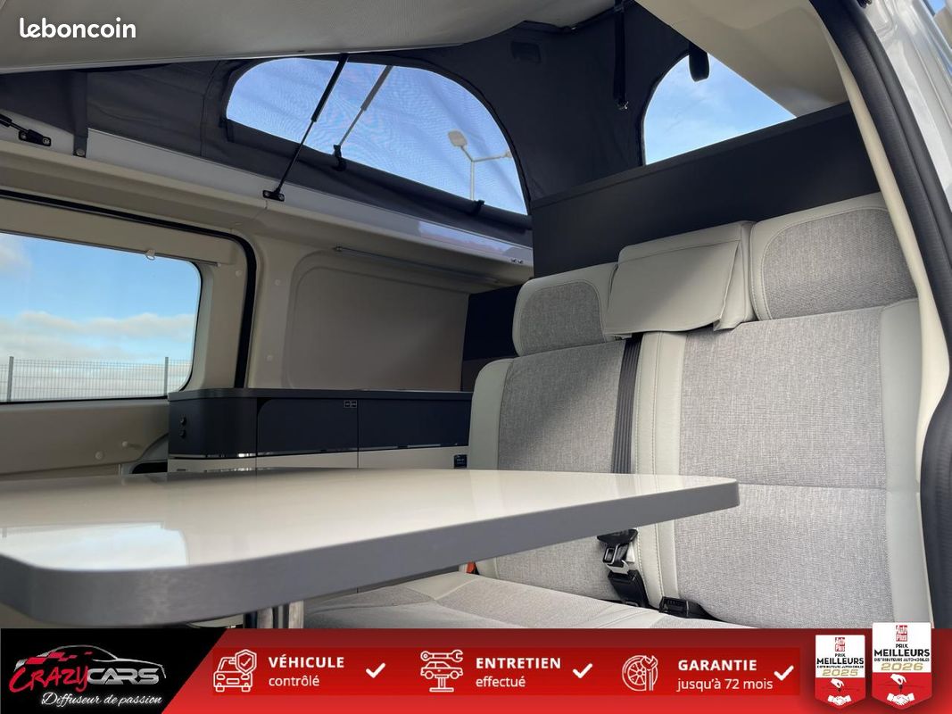 Westfalia custom nugget plus ford kelsey 2.0 ecoblue 170 - cam - camper pack - toit relevable (image 30)