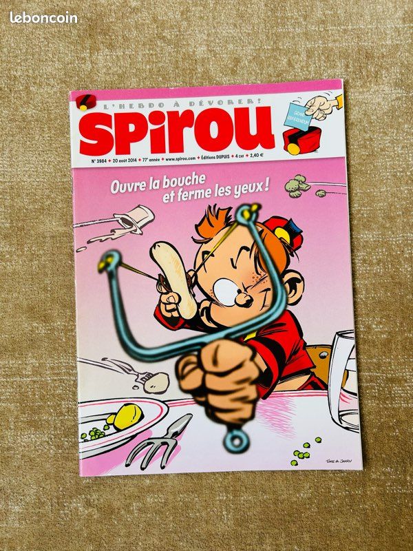 BD Spirou ouvre la bouche et ferme les yeux (image 1)