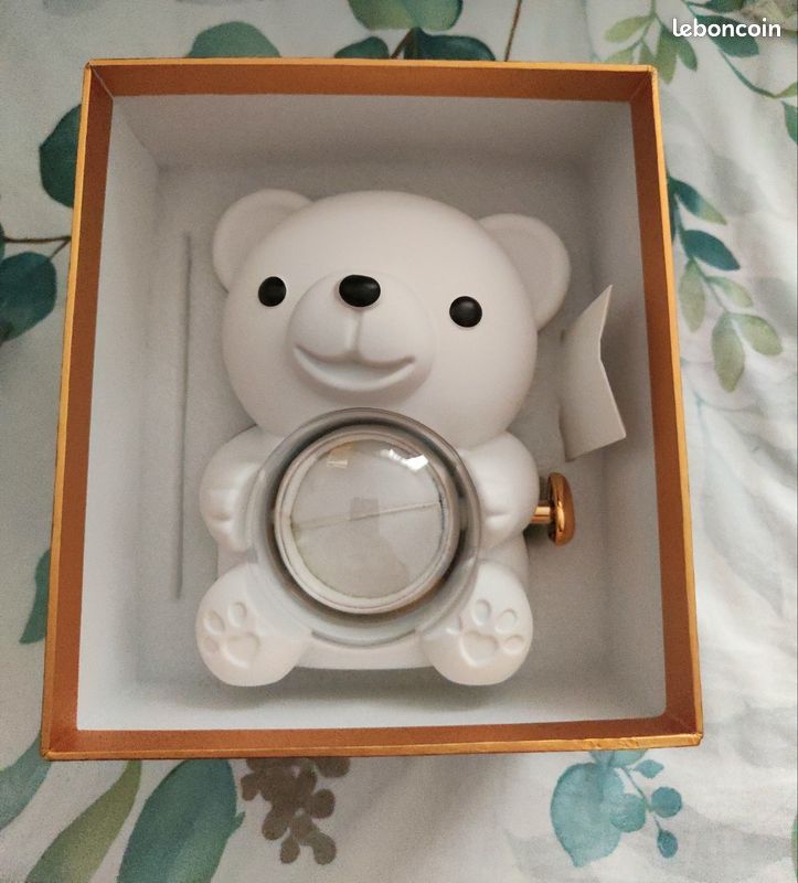 Mikasol Ours en Teddy Romantique Blanc avec Rose Préservée - Cadeau Parfait pour la Saint-Valentin (image 8)