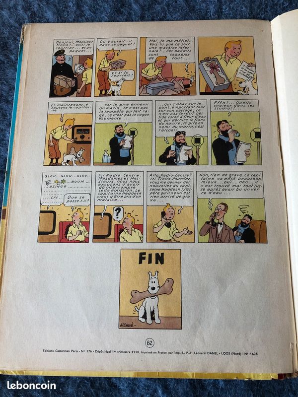 Tintin ed. Ancienne (image 3)