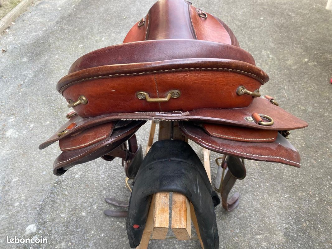 Ailerons De Remplacement Pour Selle Western En Cuir – Lot Pour Cheval, Neuf