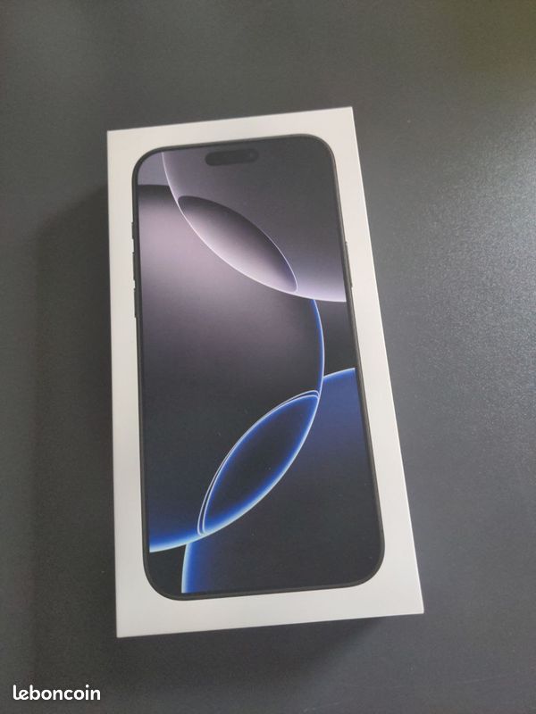 IPhone 16 pro max 256GB Noir - Neuf (image 1)