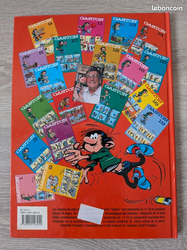 BD Gaston Lagaffe - Tome 14 (Édition Définitive - Dupuis) (image 2)