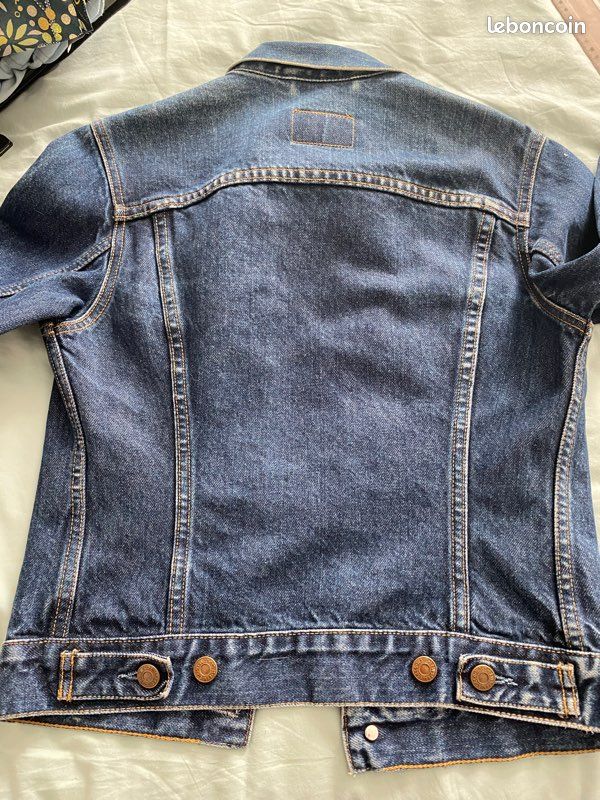 Blouson En Jean Levi's 70590-04 Bleu - Taille XS Femme - Occasion Très Bon état