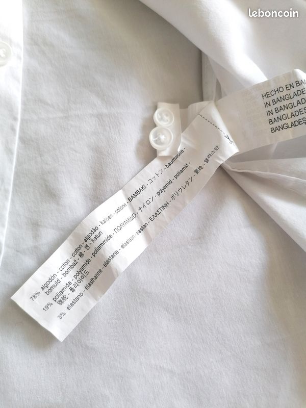 CHEMISE FLUIDE À RAYURES - Blanc | France