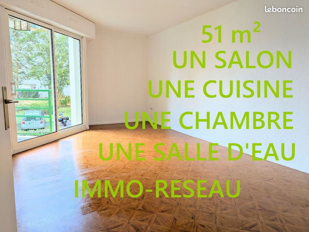Appartement 2 pièces 51 m² · à Challans · 51 m² · 75 000 €