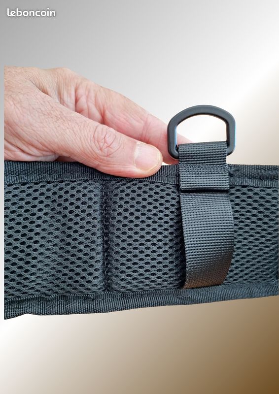 Ceinture Tactique MOLLE + Sur-ceinture + Sacoche + Accessoires – Noir – Neuf Sans étiquettes