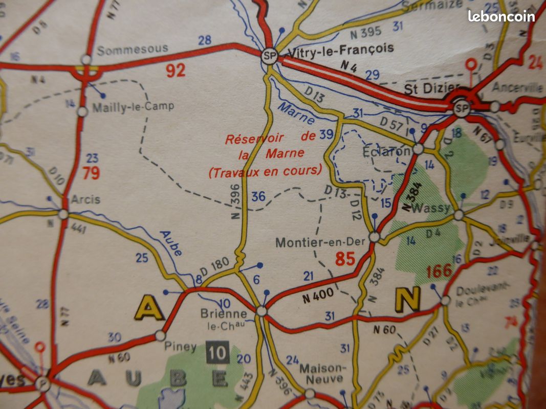 Michelin Map of Paris 97 Roadmap 150KM Autour De Paris France French Vintage