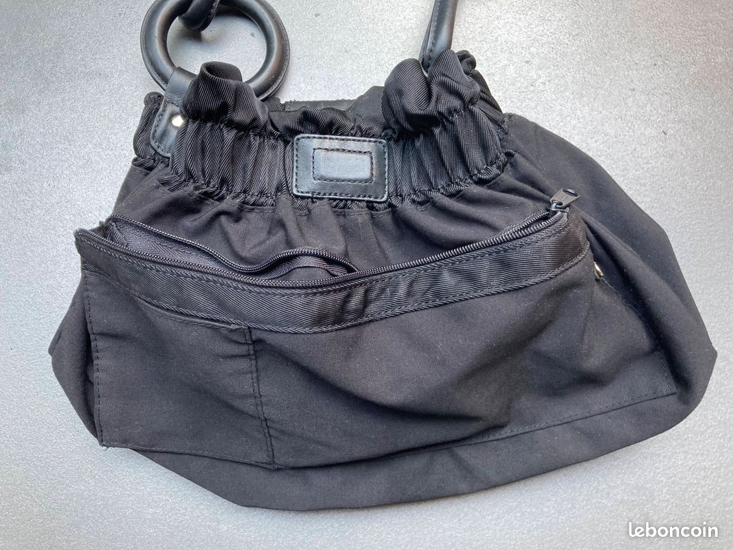Sac jour ou soirée noir Sequoia (image 7)