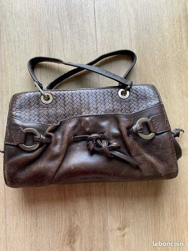 Sac ,LANCEL, vintage ,marron Accessoires Bagagerie