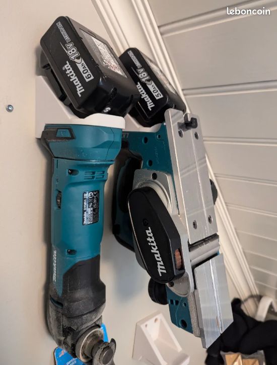 Lot De 12 Mural Support Machine, Porte-Outils Pour Makita 18 V Outil Electrique Atelier Outils De Stockage Bleu 92141269