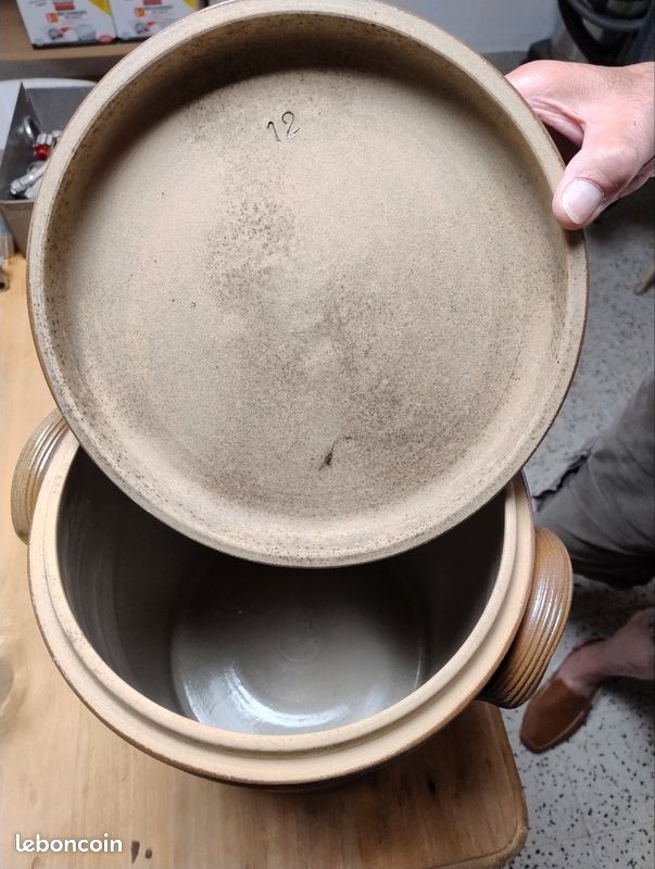 Jarre 12 litres terre grès (image 2)