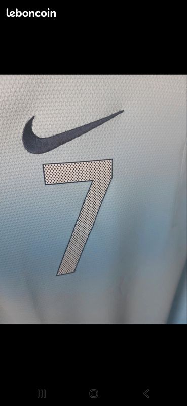 Maillot football vintage Equipe de France domicile #7 Ribery saison 2012-2013