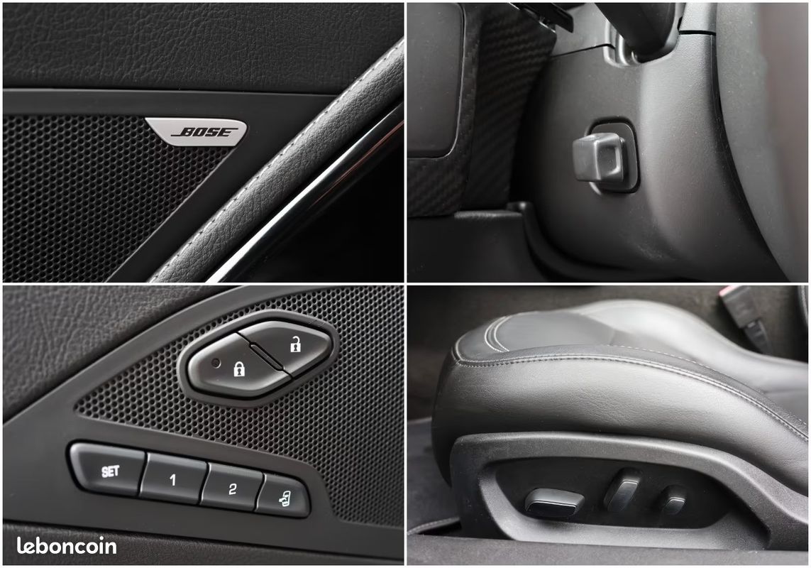 CORVETTE C7 Z06 6.2 V8 659 ch – HUD – Bose – Caméra 360° – Targa Carbone (image 38)