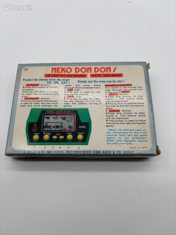 Jeu LCD Neko Don Don - fonctionne - Jeux & Jouets