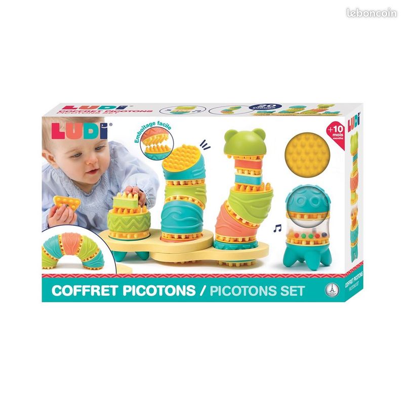 Jeu d'éveil Ludi - Coffret Picotons (20 pièces) (image 1)
