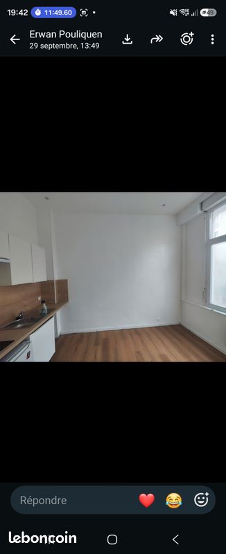 Appartement 2 pièces 28 m² · à Brest · 28 m² · 600 €/mois