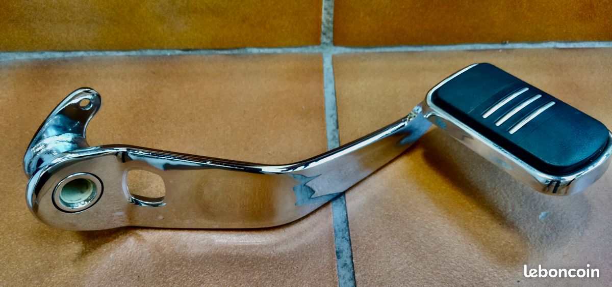 2 Pieds Moto Chrome Alliage Aluminium Pour Harley Davidson - Kit Complet Avec Outil
