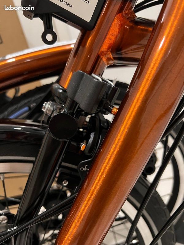 Brompton M6LX Black Edition Flame Lacquer Titanium (image 6)