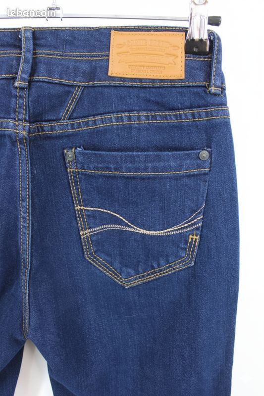Jean Classique Cache Cache Bleu Marine Taille 34 XS Vêtements