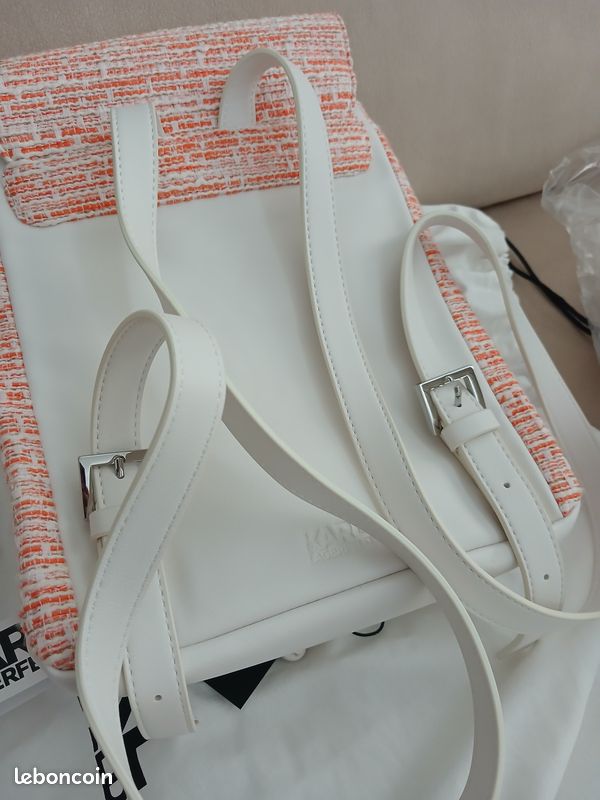 Sac Tweed/Cuir Karl Lagerfeld Neuf (image 6)