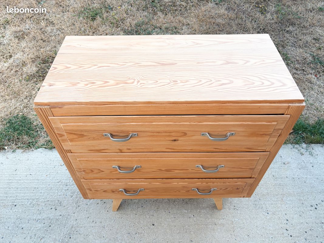 Commode pieds compas des années 50' (image 4)