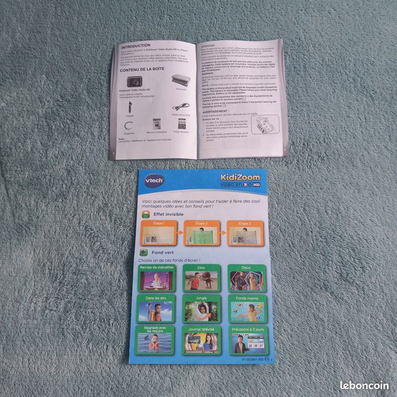 Caméra Kidizoom vidéo studio HD bleu de Vtech (image 11)
