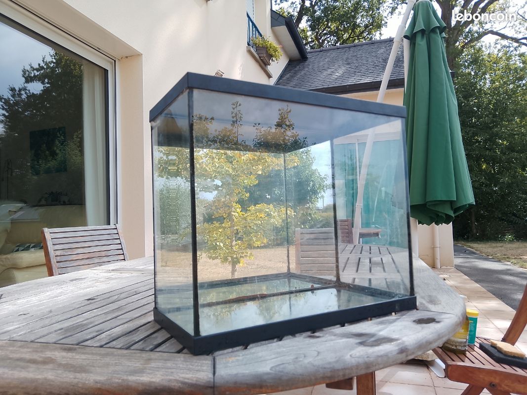 Aquarium 20L avec miroir, nourriture pour poisson, filtre (image 2)