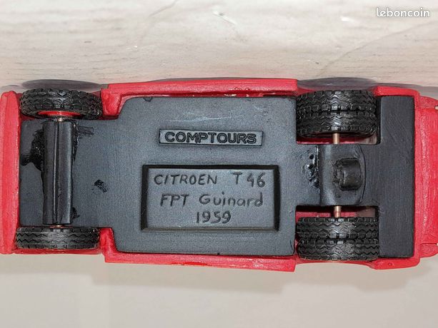 Citroen T46 1959 Guinard FPT Comptours 1/43 pompiers N°729
