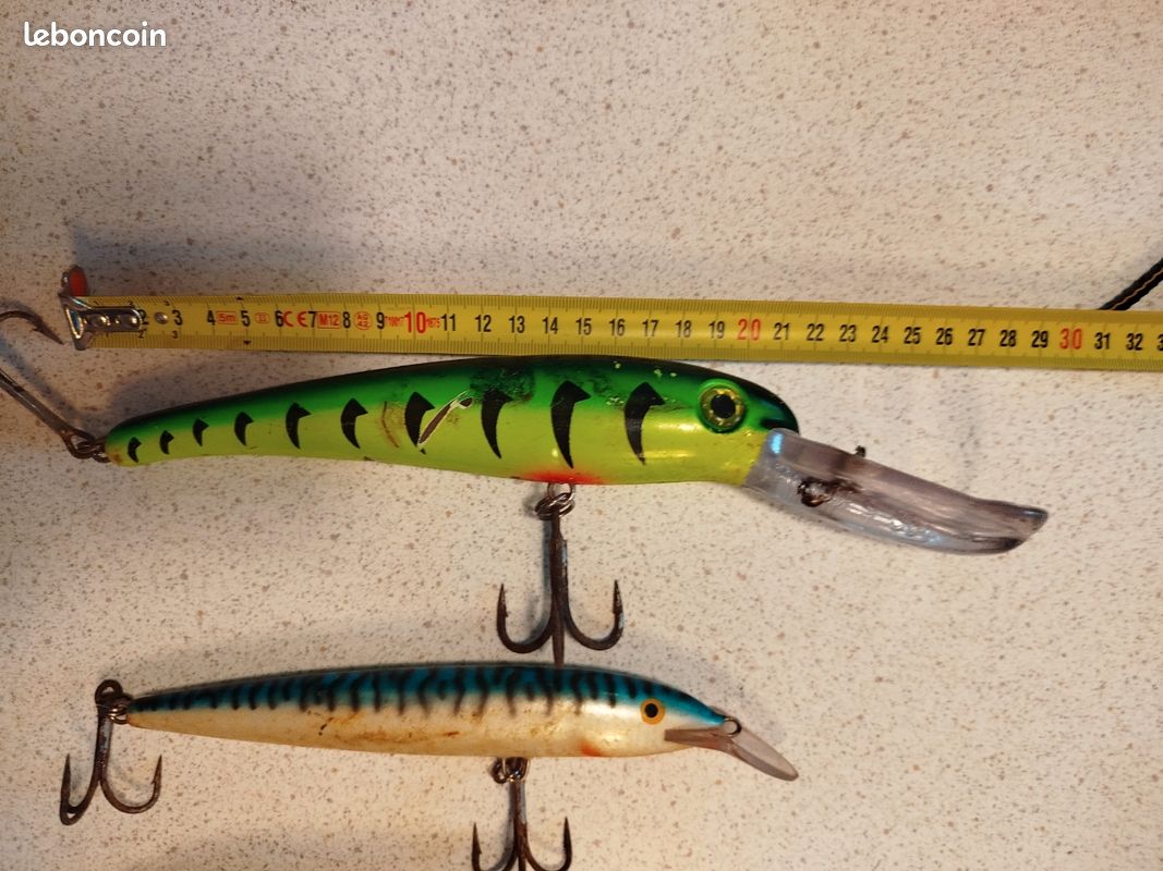 Lot de 10 Leurres de Pêche à la Traîne avec Hameçons * Ménades pour Thon et