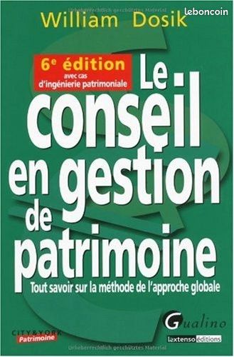 Livre "le Conseil en Gestion de Patrimoine" (image 1)