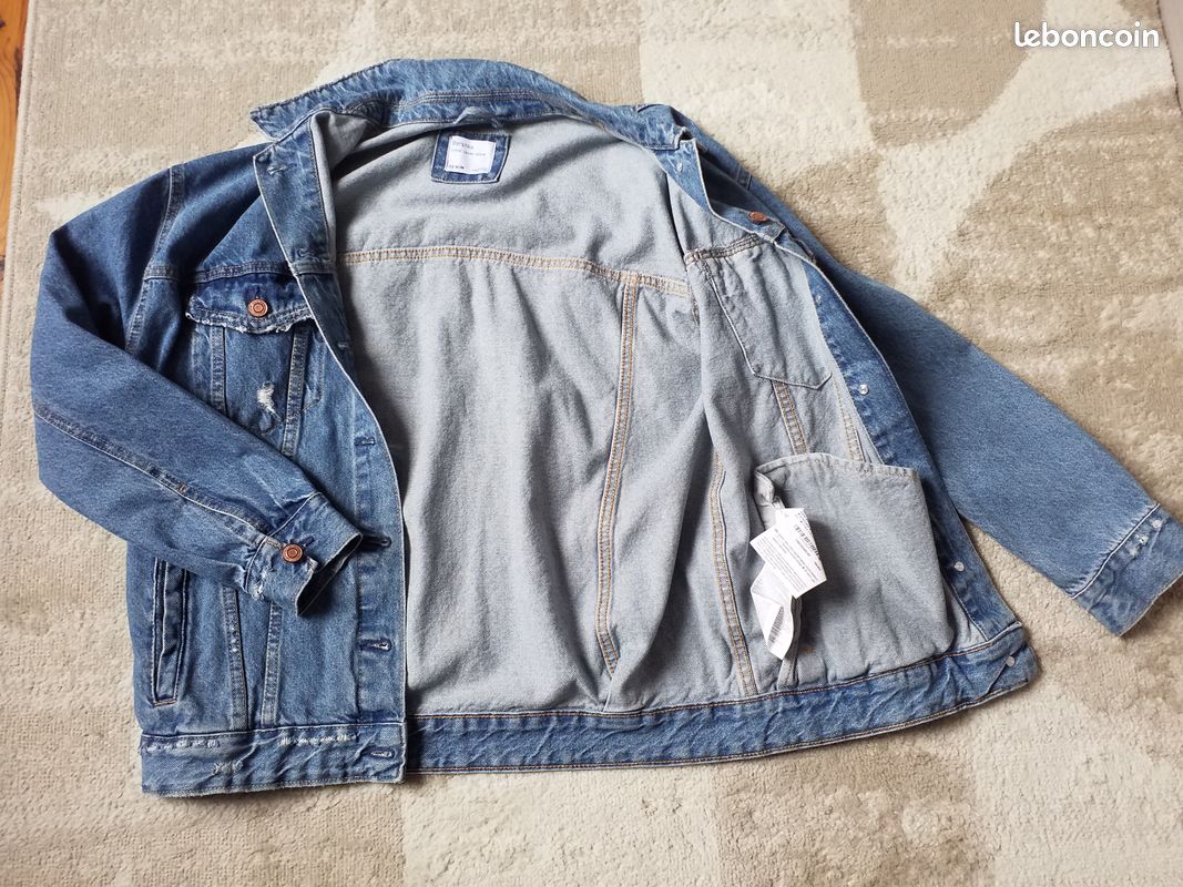 Veste en jean Bershka – Neuve, Oversize Vêtements