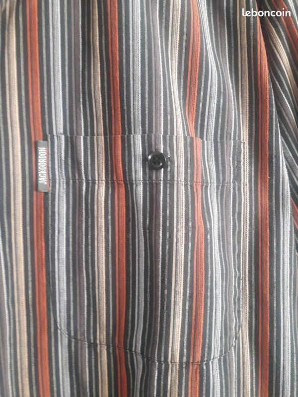 Chemise à rayures en coton (image 3)