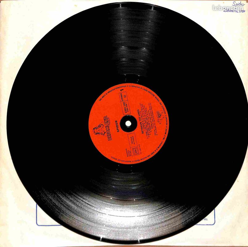 SPIDER – Between the Lines – LP (image 4)